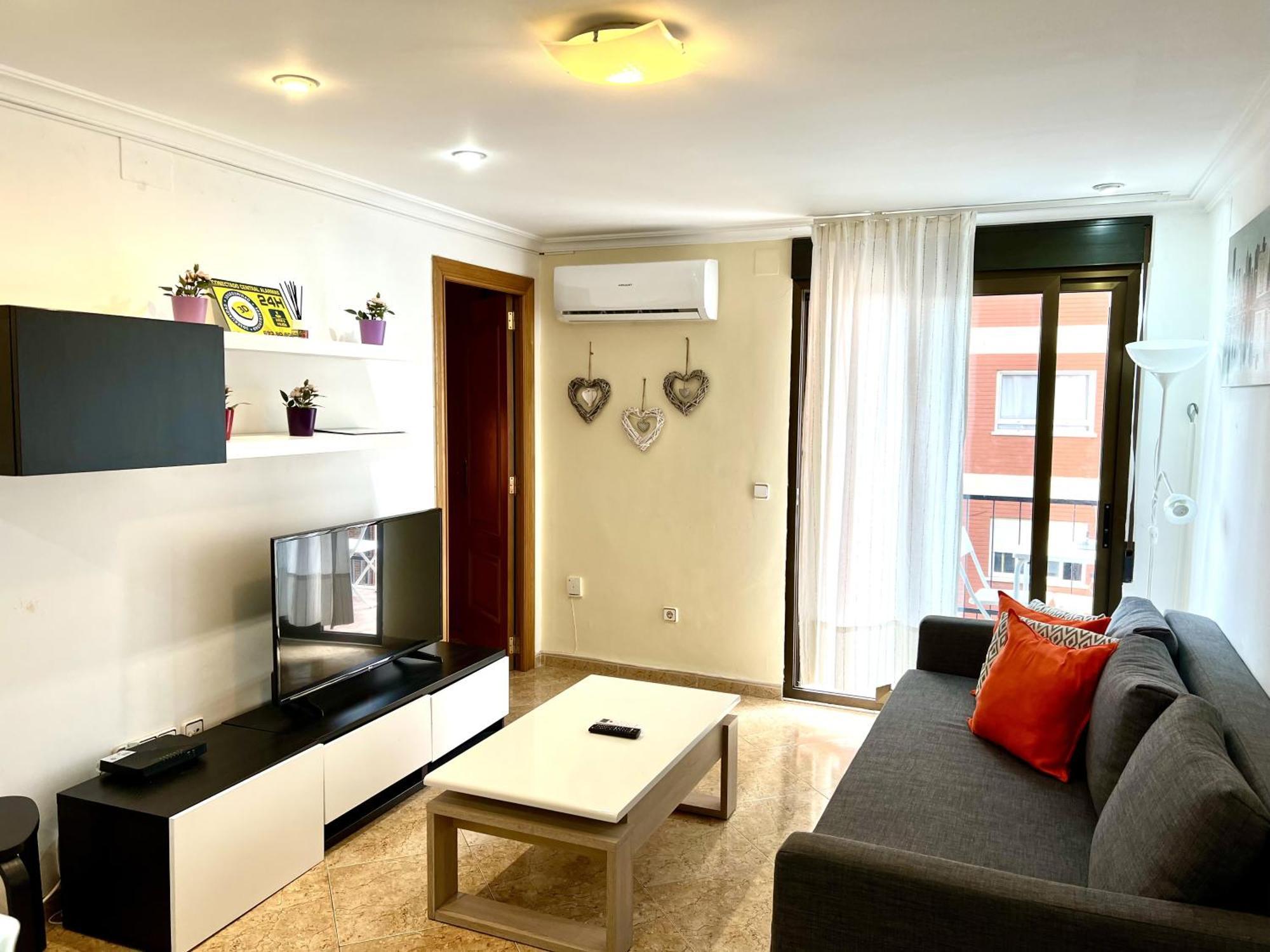 Moderno Y Acogedor Apartamento Para 6 Personas Valencia Buitenkant foto